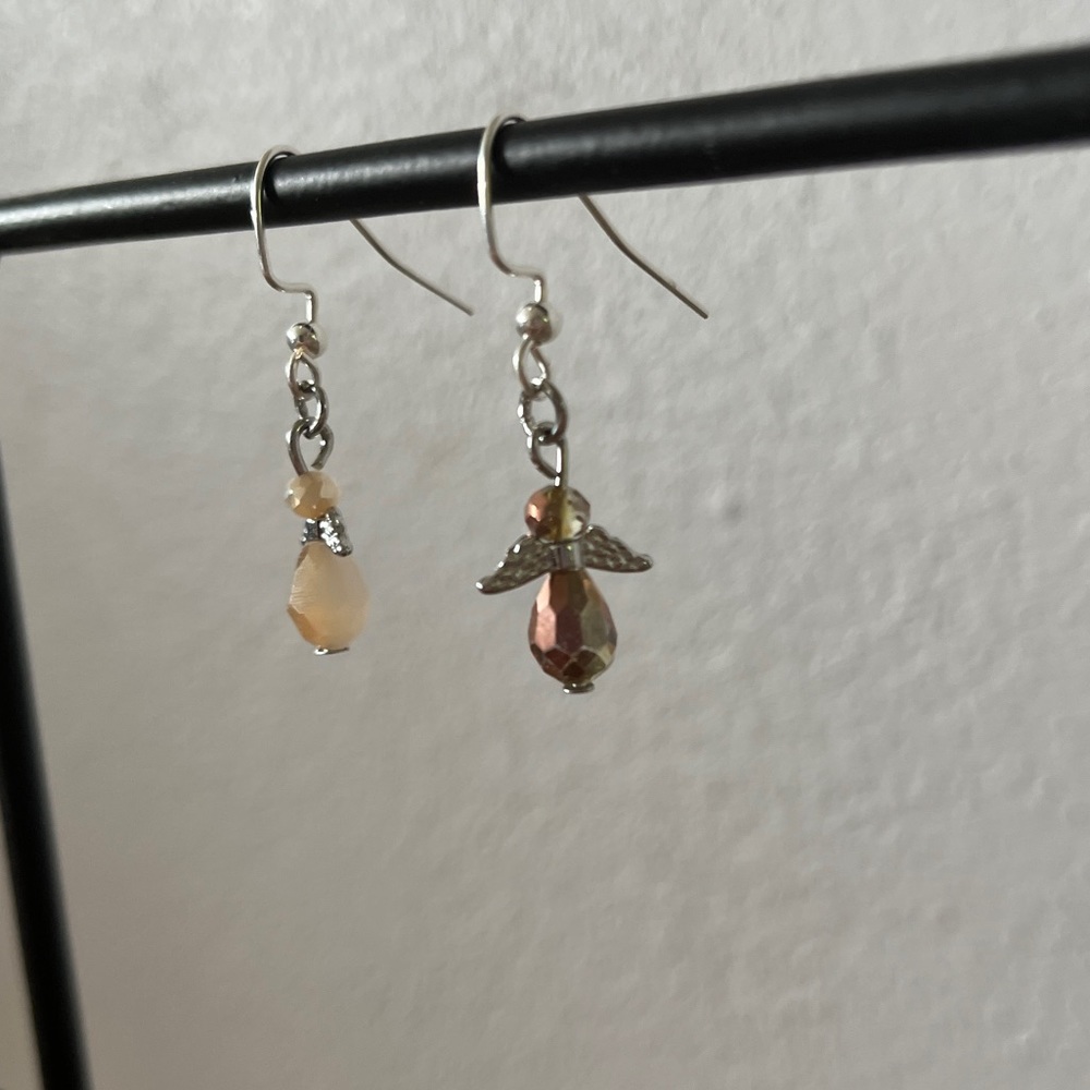 HANDMADE Mismatch Angel Earrings